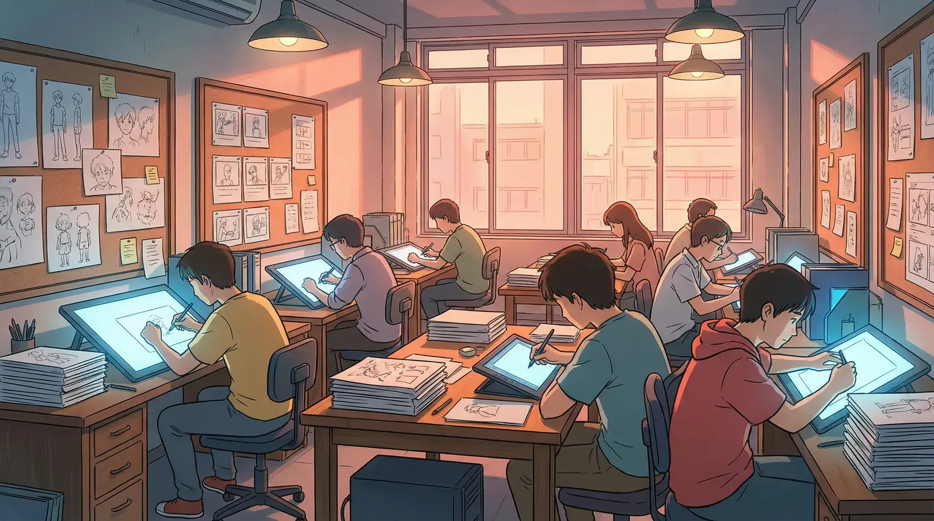 动画制作团队协作 - 成人动漫 行业洞察